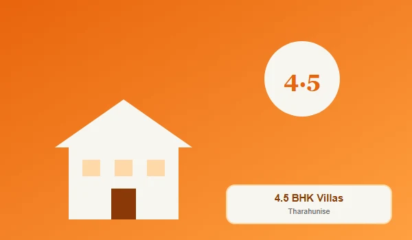 4.5 BHK villas by Embassy Group in Tharahunise